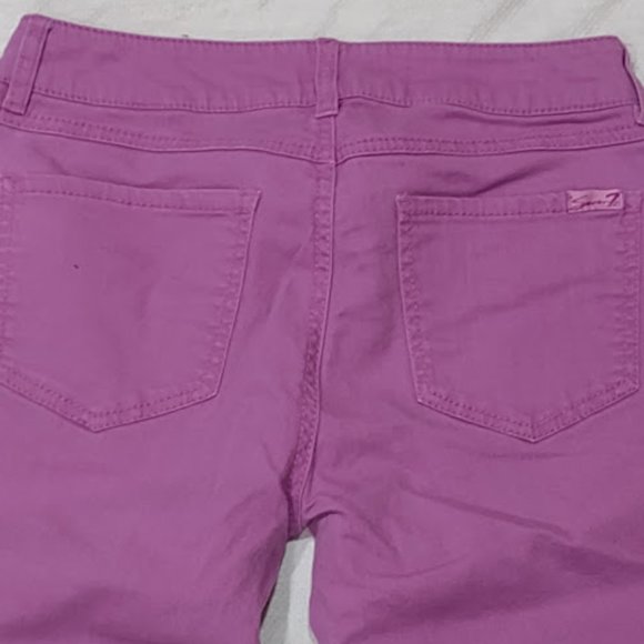 SEVEN7 PASTEL PURPLE SKINNY JEANS WOMEN'S SIZE 6 - Picture 4 of 9